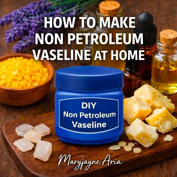 How to Make NON Petroleum Vaseline at Home