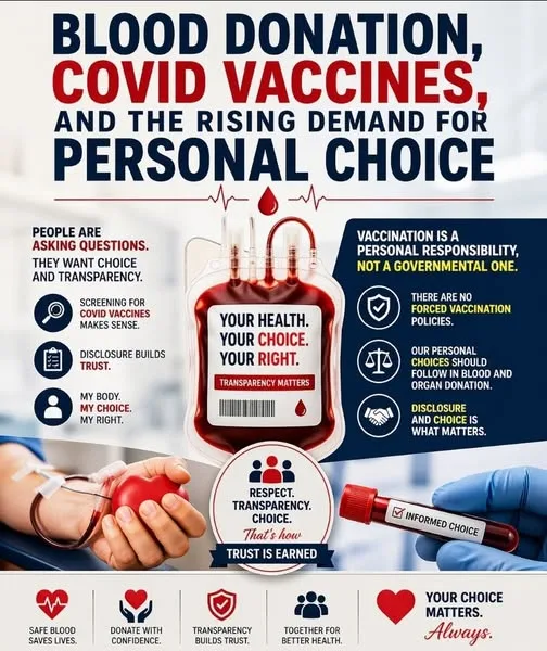 Blood Donation, COVID Vaccines, and the Rising Demand for Personal Choice: