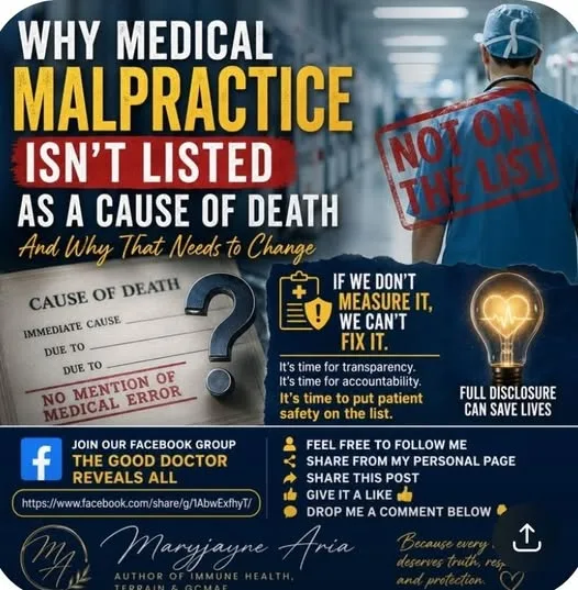 Why Medical Malpractice Isn’t Listed as a Cause of Death: And Why That Needs to Change.