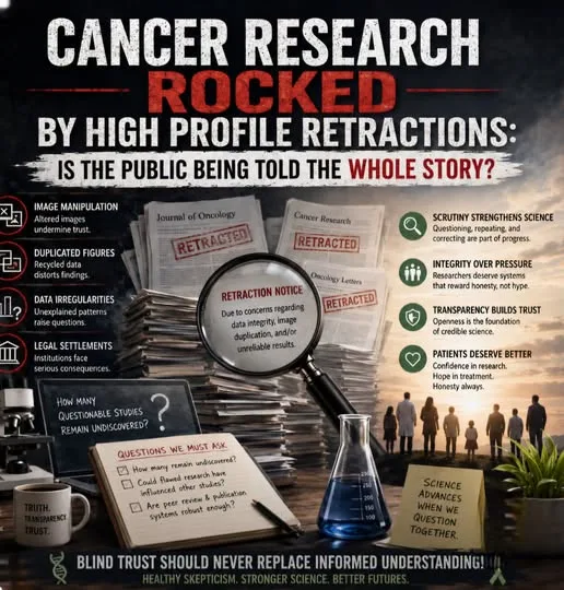 Cancer Research Rocked by High Profile Retractions: Is the Public Being Told the Whole Story?