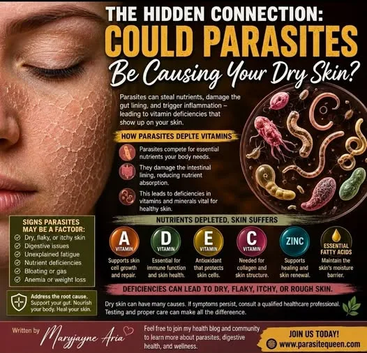 THE HIDDEN CONNECTION: Could Parasites Be Causing Your Dry Skin?