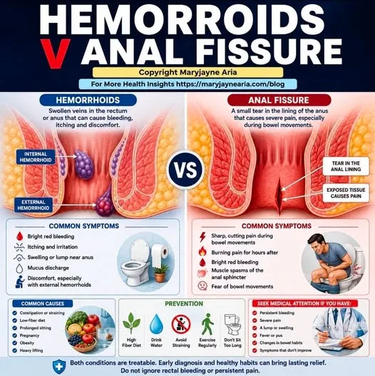 Hemorrhoids vs Anal Fissure: Understanding the Differences and More.